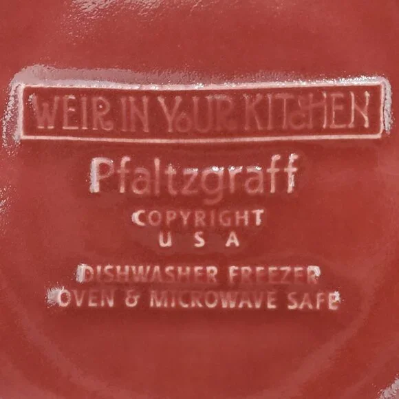 Pfaltzgraff Weir In Your Kitchen Chicory Cayenne Fennel Ramekins Blue Red Gold - Picture 5 of 8